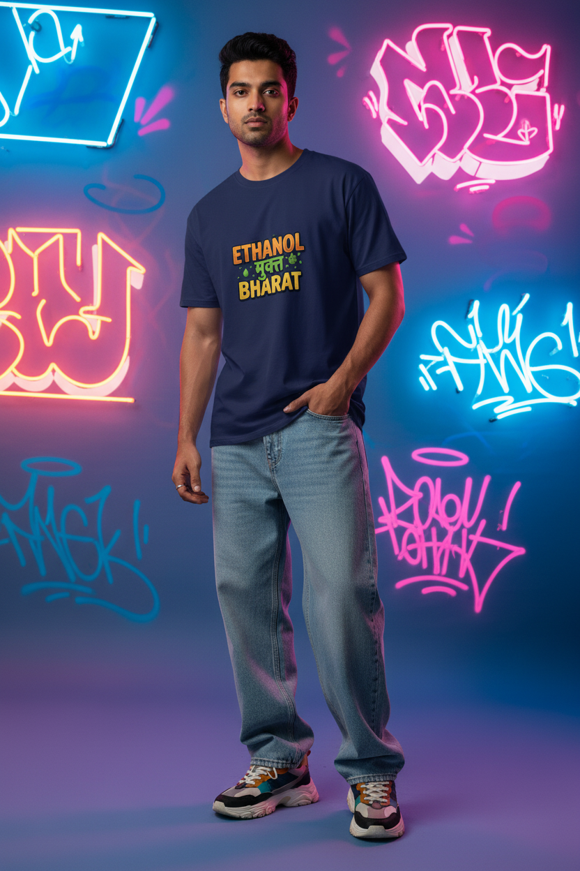 Unisex ETHANOL MUKT BHARAT Classic Crew T-Shirt