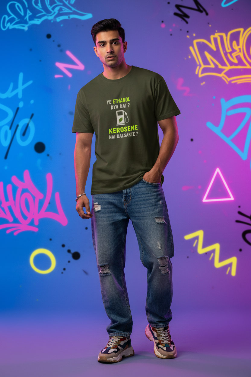 Unisex ETHANOL KYA HAI Classic Crew T-Shirt